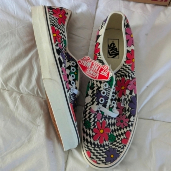 Vans Authentic Women 5 Printed Floral Checker VNOA348A40G 032026 - Picture 3 of 9